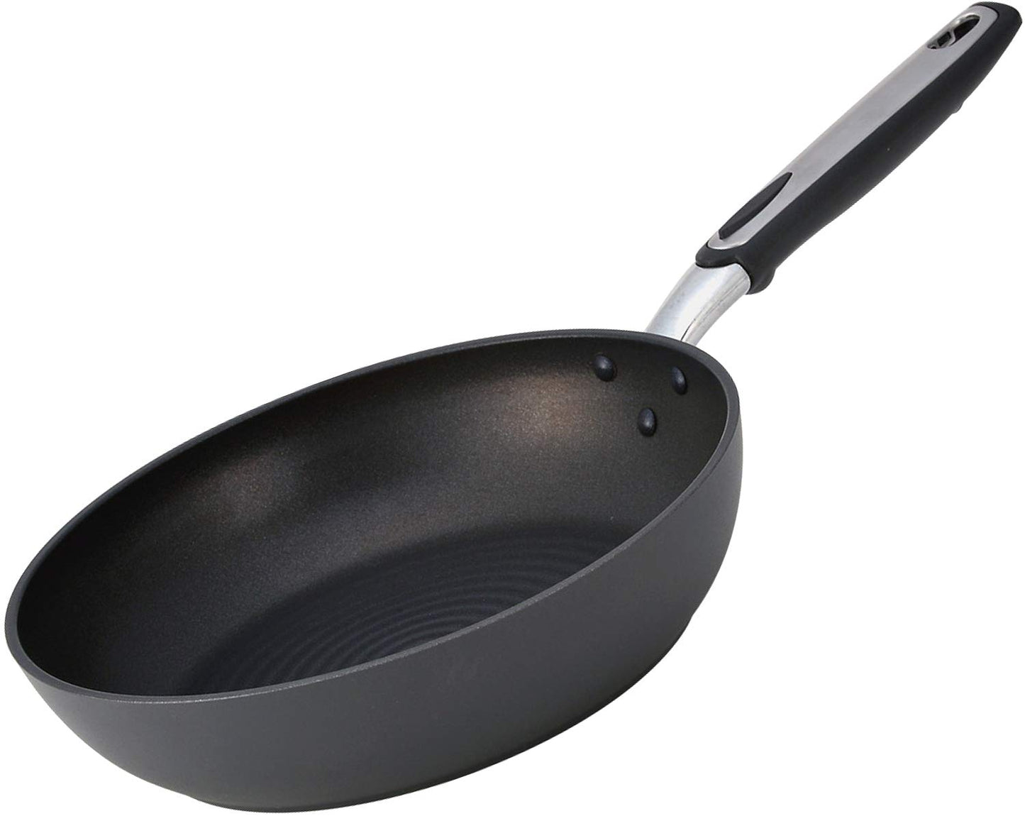 Hokuriku Aluminum Frying Pan, 11.0 inches (28 cm), Induction Compatible, Lightweight, Induction Velsage, Teflon Treatment, Made in Japan