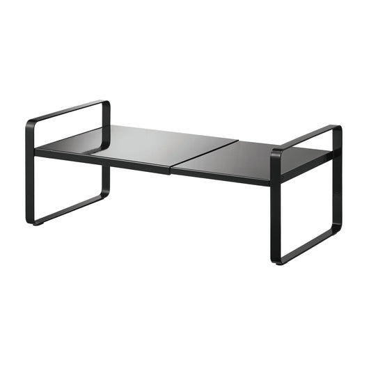 YAMAZAKI Home Tower Expandable Support Rack - Kitchen Storage Shelf Organizer - Small - Steel