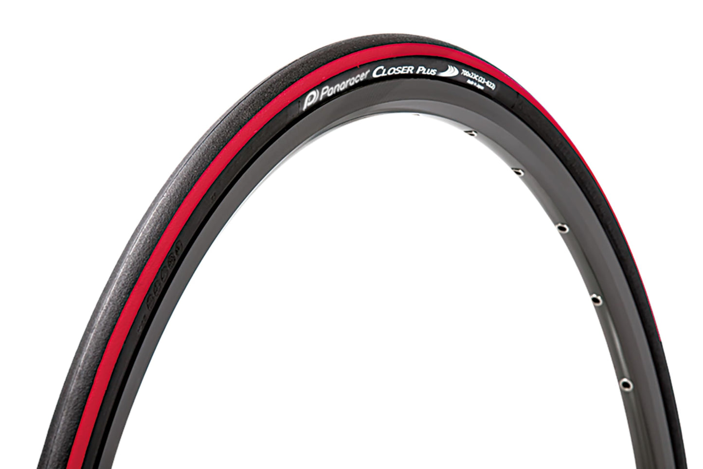 Panaracer F725-CLSP-R Clincher Tire, Closer Plus, 700 x 25C, Black/Red Line (for Road Bike, Cross Bike, Road Racing, Commuting to Work or Touring)