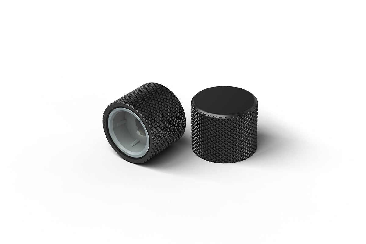 GLORIOUS Rotary Knob for GMMK PRO and Numpad - 8 Colors Gaming - for Custom 75% Keyboard and Swappable Mechanical Keyboards - Easy Install - Elegant Aluminum Design (Black)