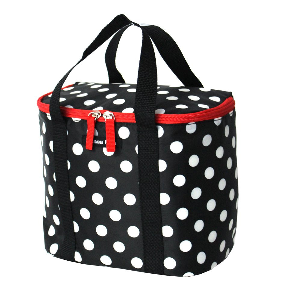 Hanna Hula Thermal Insulated Bag, Polka Black