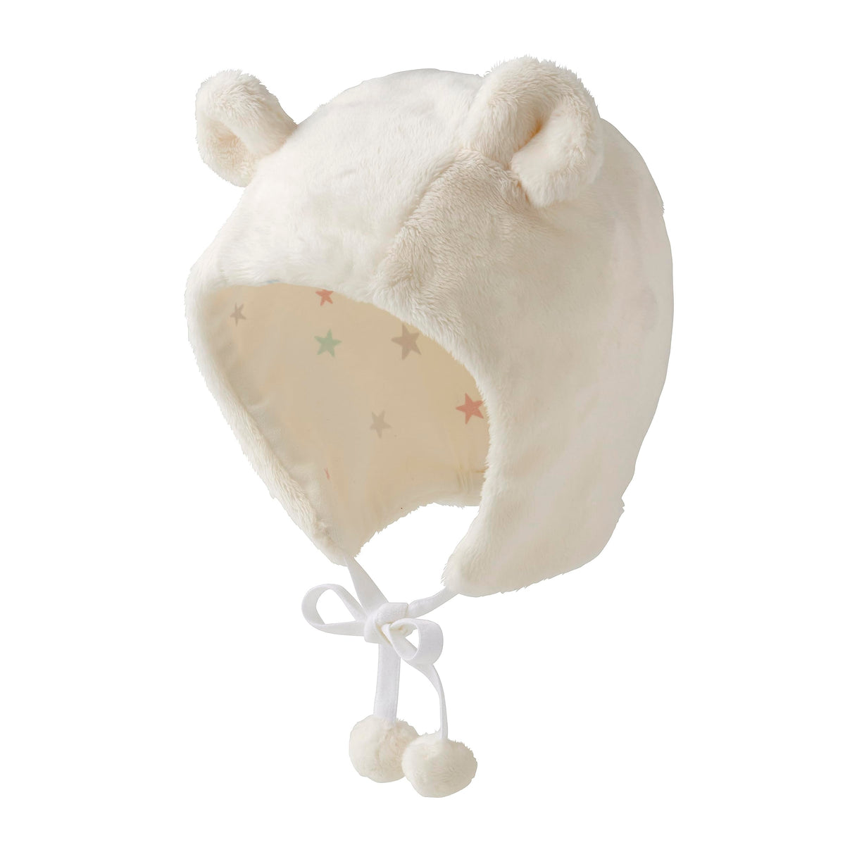 Miki House 43-9201-494 Hat, Hat, Made in Japan, Boys and Girls, Baby Clothes, Baby Clothes, 17.3 - 19.7 inches (44 - 50 cm), White × Yellow, 50.0 cm