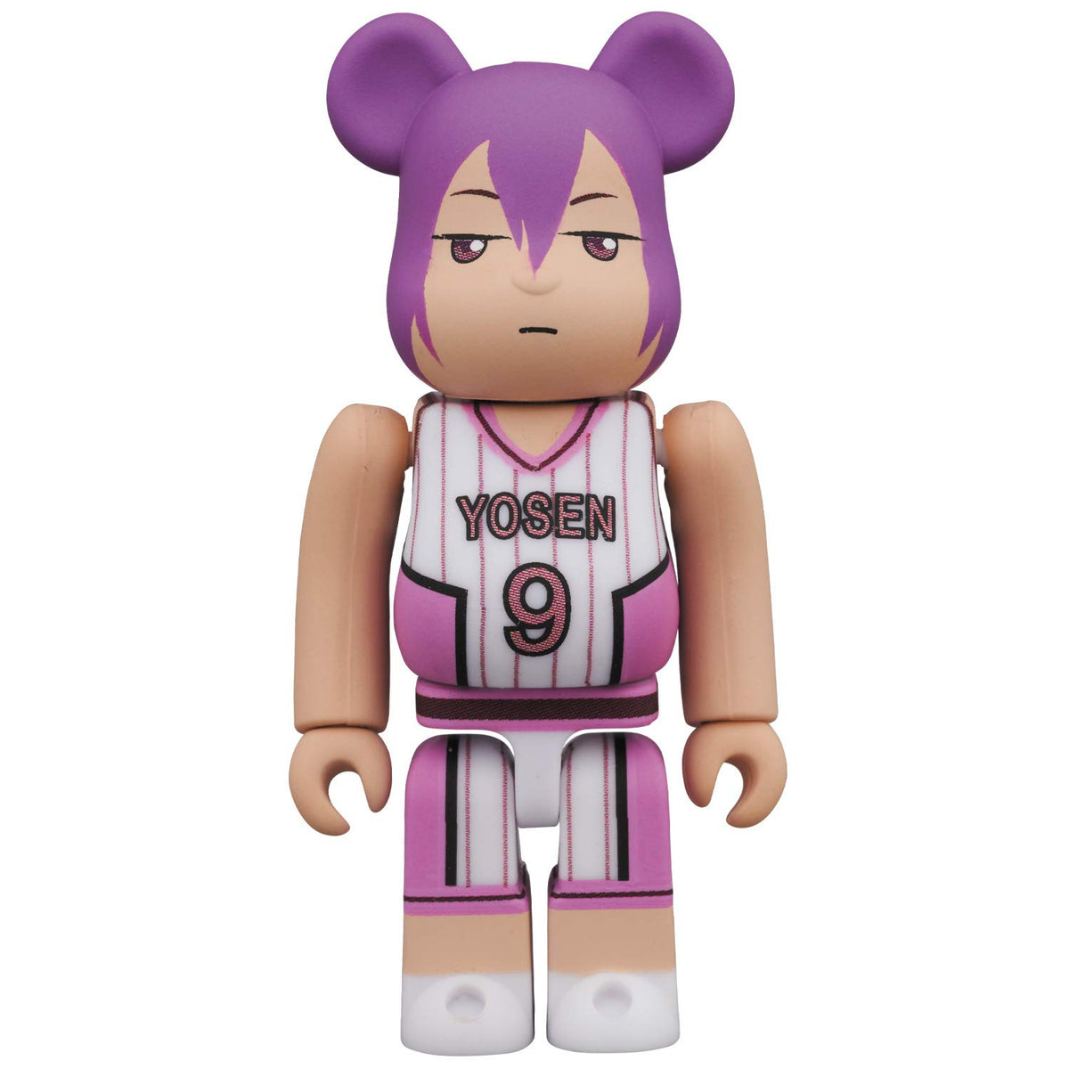 Bearbrick Kuroko Basketball, Atsushi Shihara, Total Height: Approx. 2.8 inches (70 mm), Painted, Finished Figure