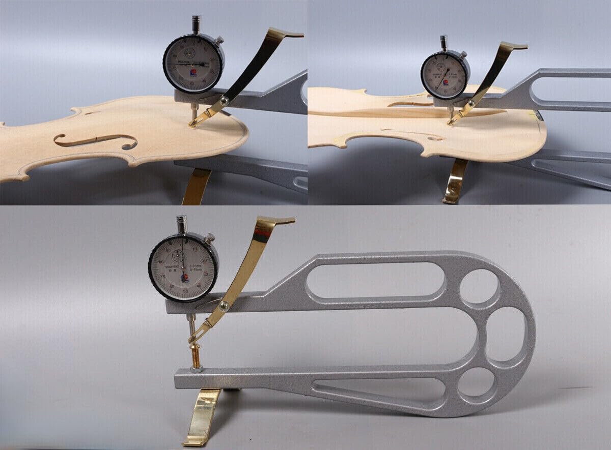 YoungMonic Violin making tool dial indicator violin thickness measurement Luthier tools DIY (Violin making tool)