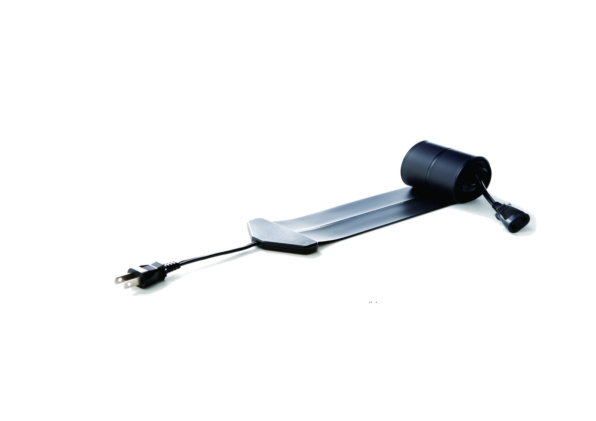Koumeican the thinnest extension (power) cord in the world 0.0354-Inch Flat Code 6.56-Feet Black