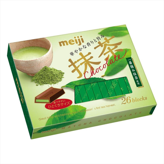 Meiji Matcha Chocolate Blocks