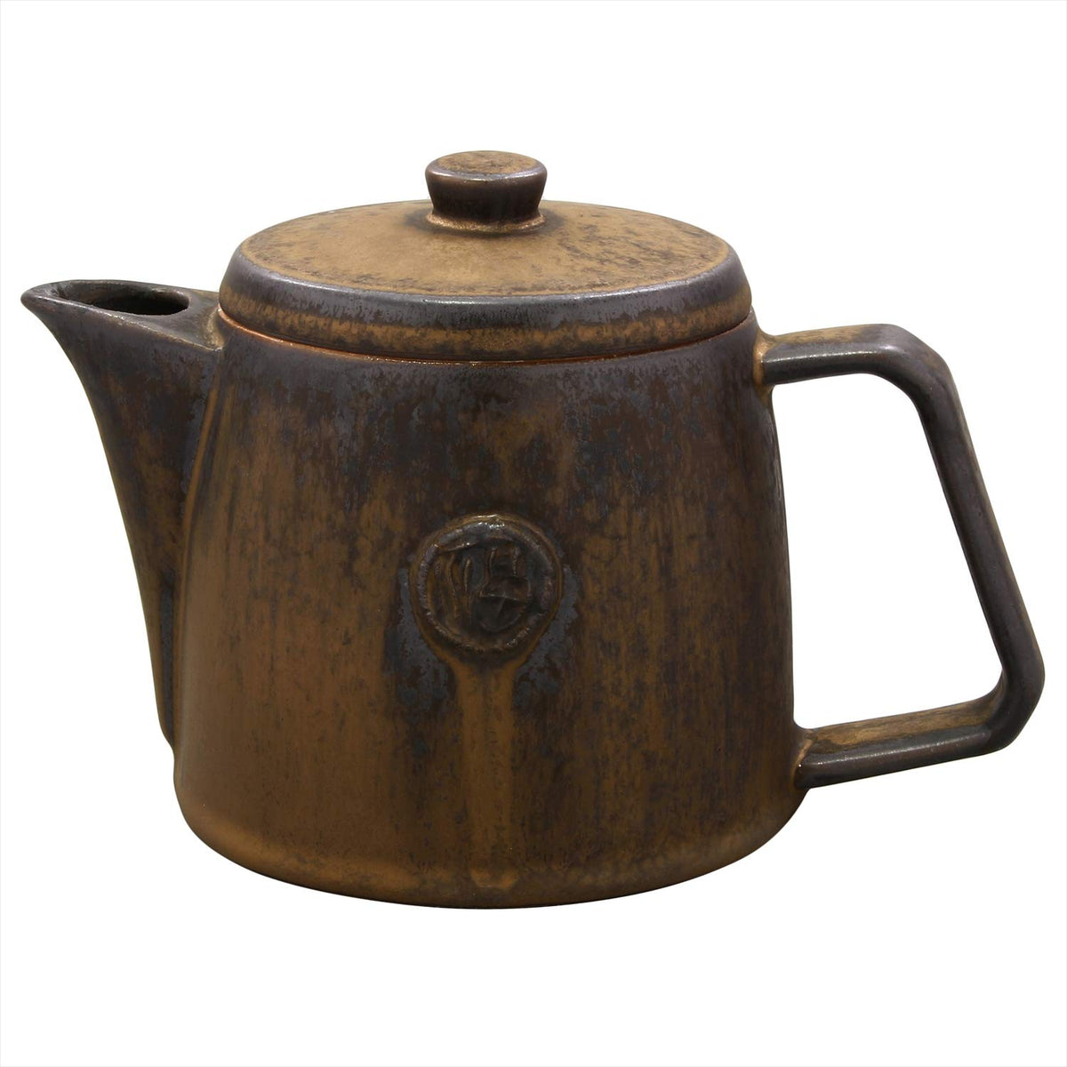 Mino Ware Pot, Fukufuku, Oxidized Black, Made in Japan