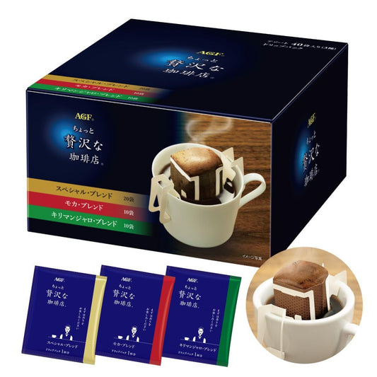 AGF Little Luxury Coffee Shop Regular drip Pack Assorted 40 Bags [drip Coffee] [Assorted] [Large]