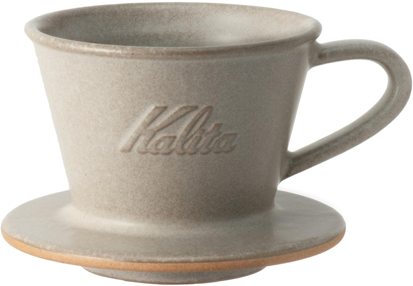 Carita Kalita Coffee Dripper Mino Ware High Heat Retention Pottery for 1 to 2 People, DACHI & KalitaMI 155, Sand Beige, #01101, Wave Series, Made in Japan, Drip Equipment, For One Person