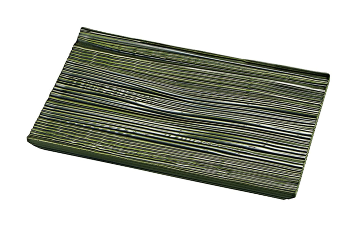 Fukui Craft 51523950 Driftwood Serving Plate, Medium, Oribe Coating, 10.6 x 6.2 x 0.9 inches (270 x 158 x 22 mm)