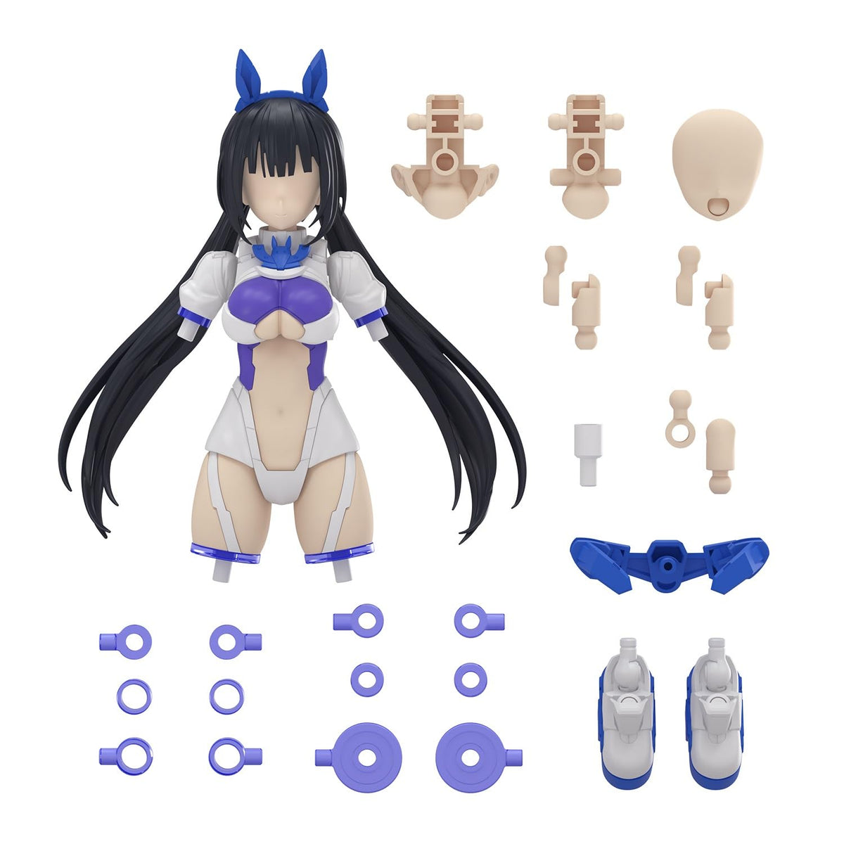 Bandai Spirits 30MS Optional Parts Set 21 (Sprint Costume) (Color B) Color Coded Plastic Model