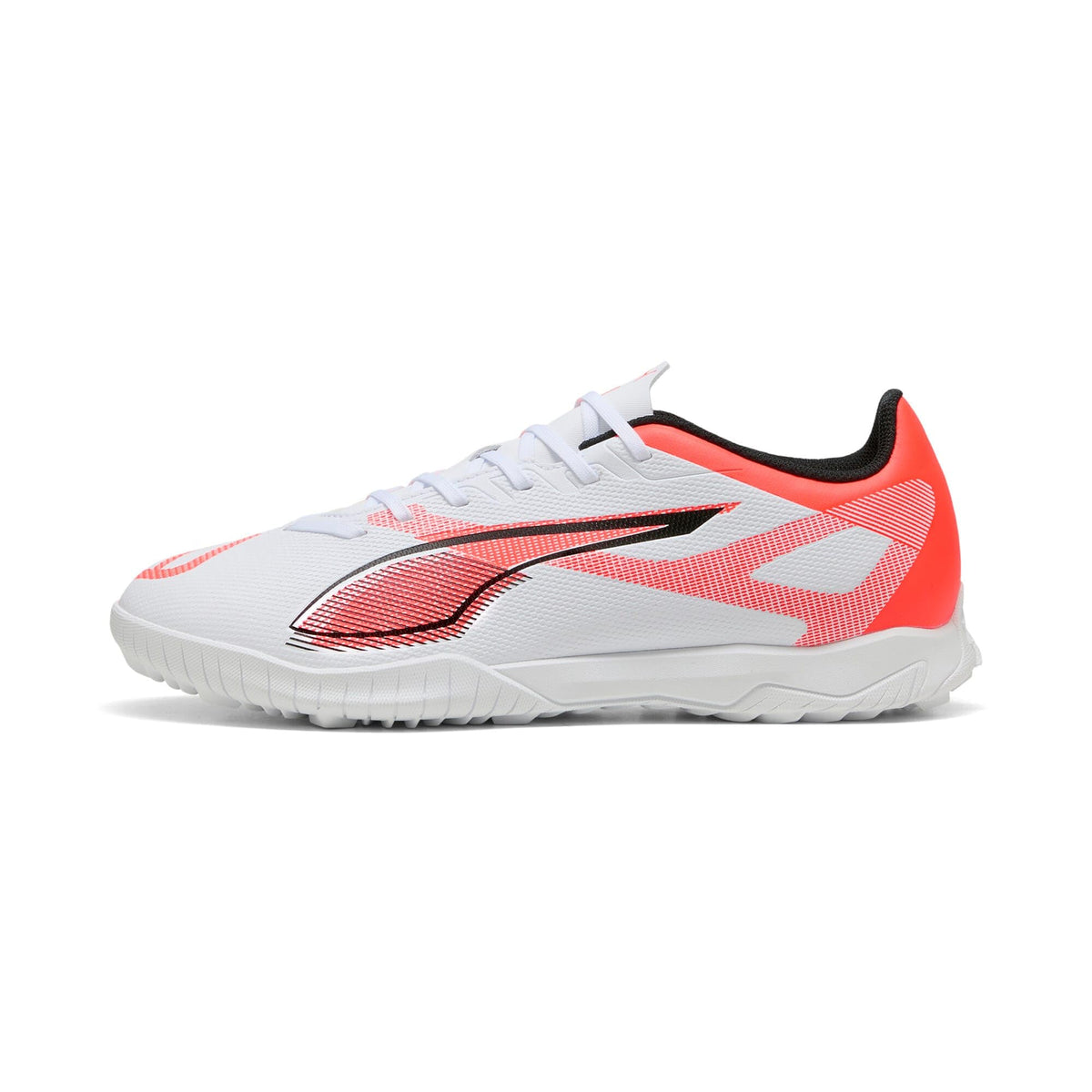 PUMA Unisex Ultra 5 Play Tt, Puma White Puma Black Glowing Red, 9.5