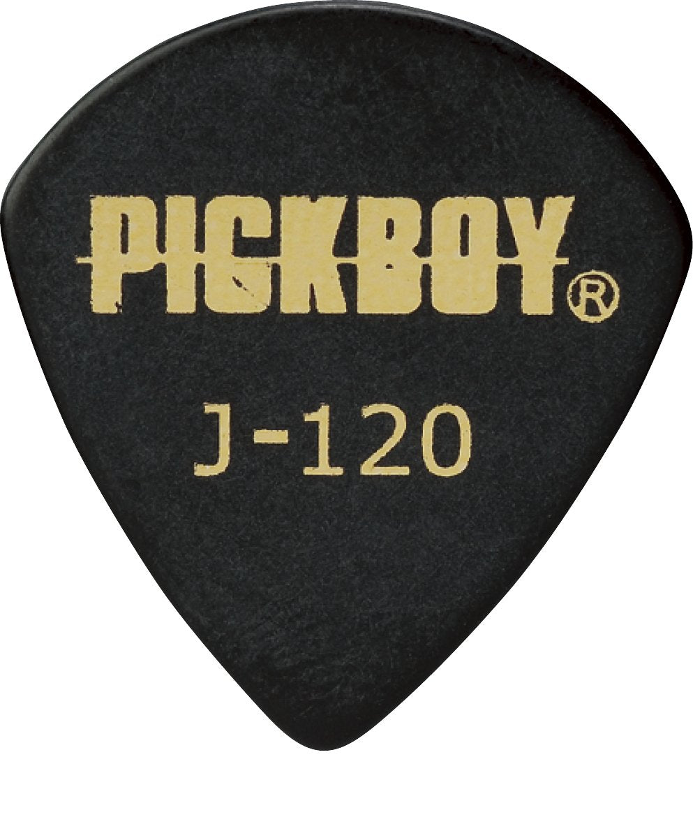 PICKBOY Jazz Pick US Package (10 Pieces) Polyacetal, Black, 0.04 inch (1.20 mm)