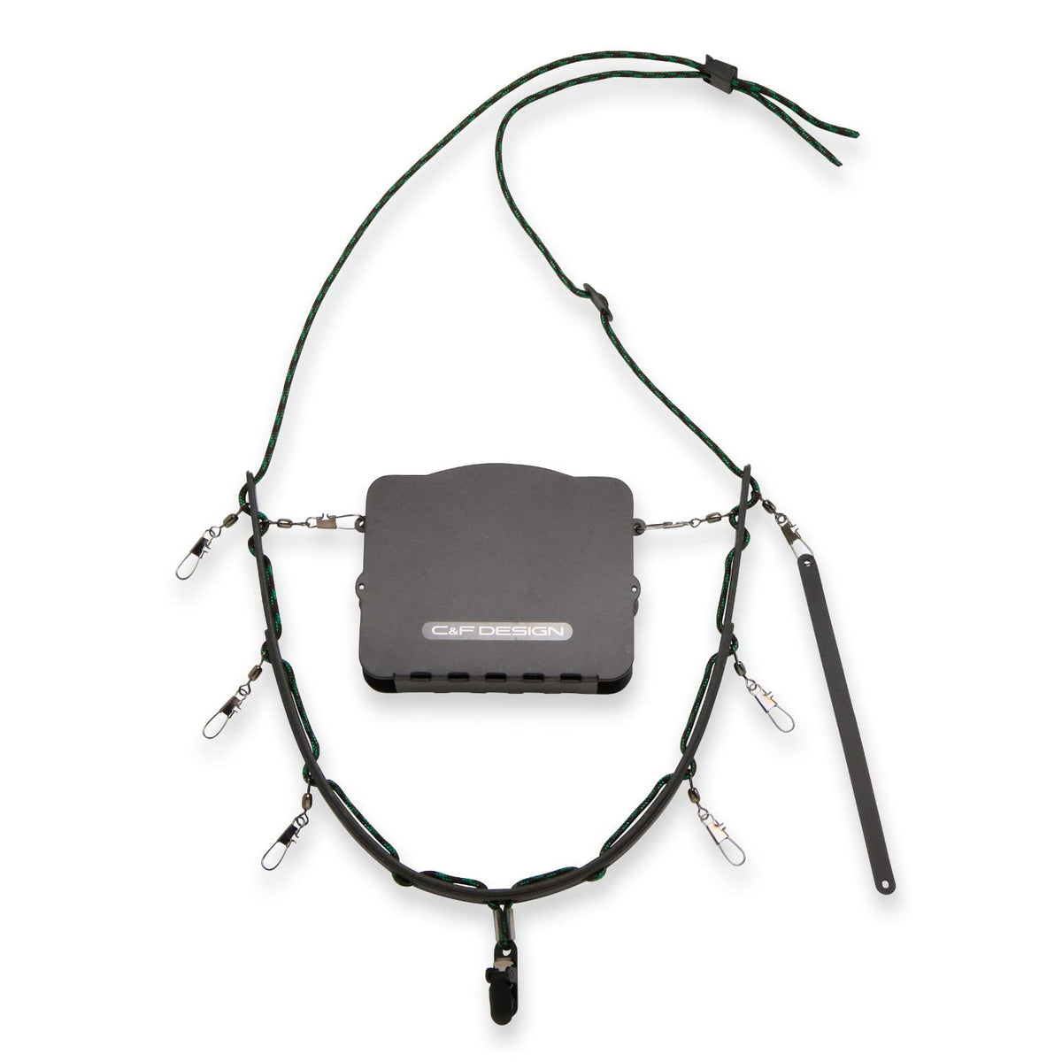 C&F Design S-LY Lanyard with Universal System Fly Patch Size: 13.0 x 8.9 x 1.1 inches (33.0 x 22.6 x 2.8 cm)