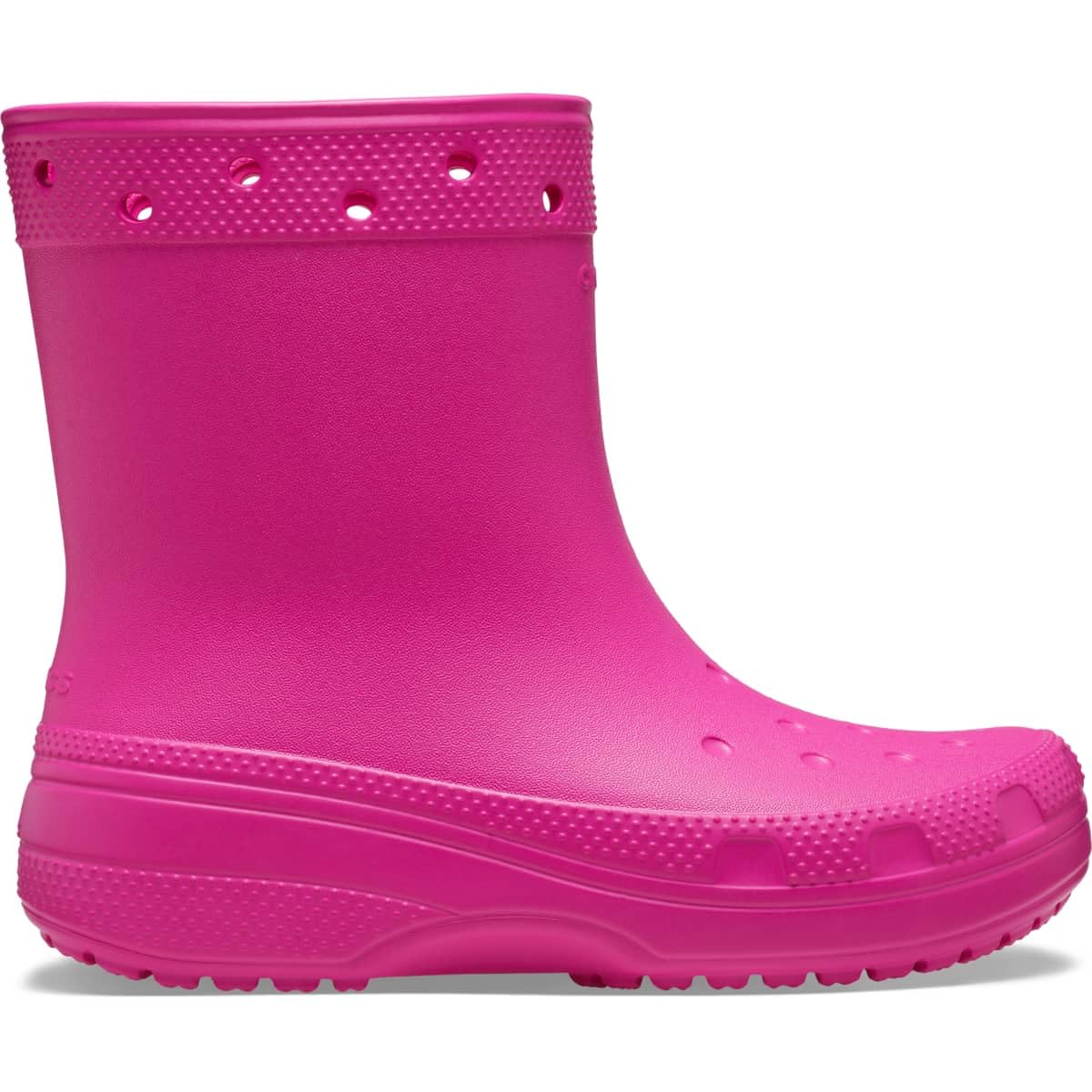 Crocs Unisex-Adult Classic Rain Boots, Juice, 5 Men/7 Women