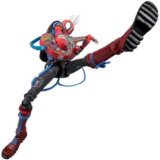 Spider-Man: Across the Spider-Bath SV Action Spider Punk Approx. 7.1 inches (180 mm), PVC & ABS Pre-painted Action Figure