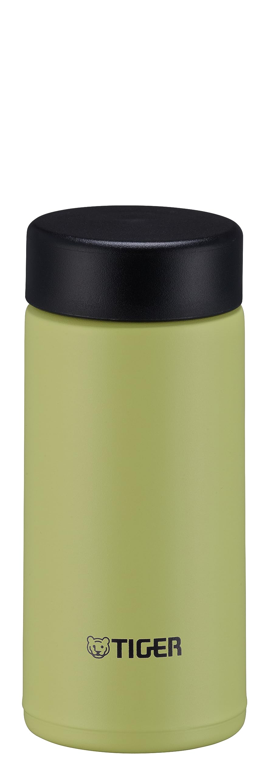 TIGER Water Bottle, 6.8 fl oz (200 ml), White Water Bottle, Screw Stainless Steel Bottle, Lid and Seal are Integrated, Easy Cap, Vacuum Insulated, Mug, Hot Water, Tumbler, Sun Yellow MMP-W020YP