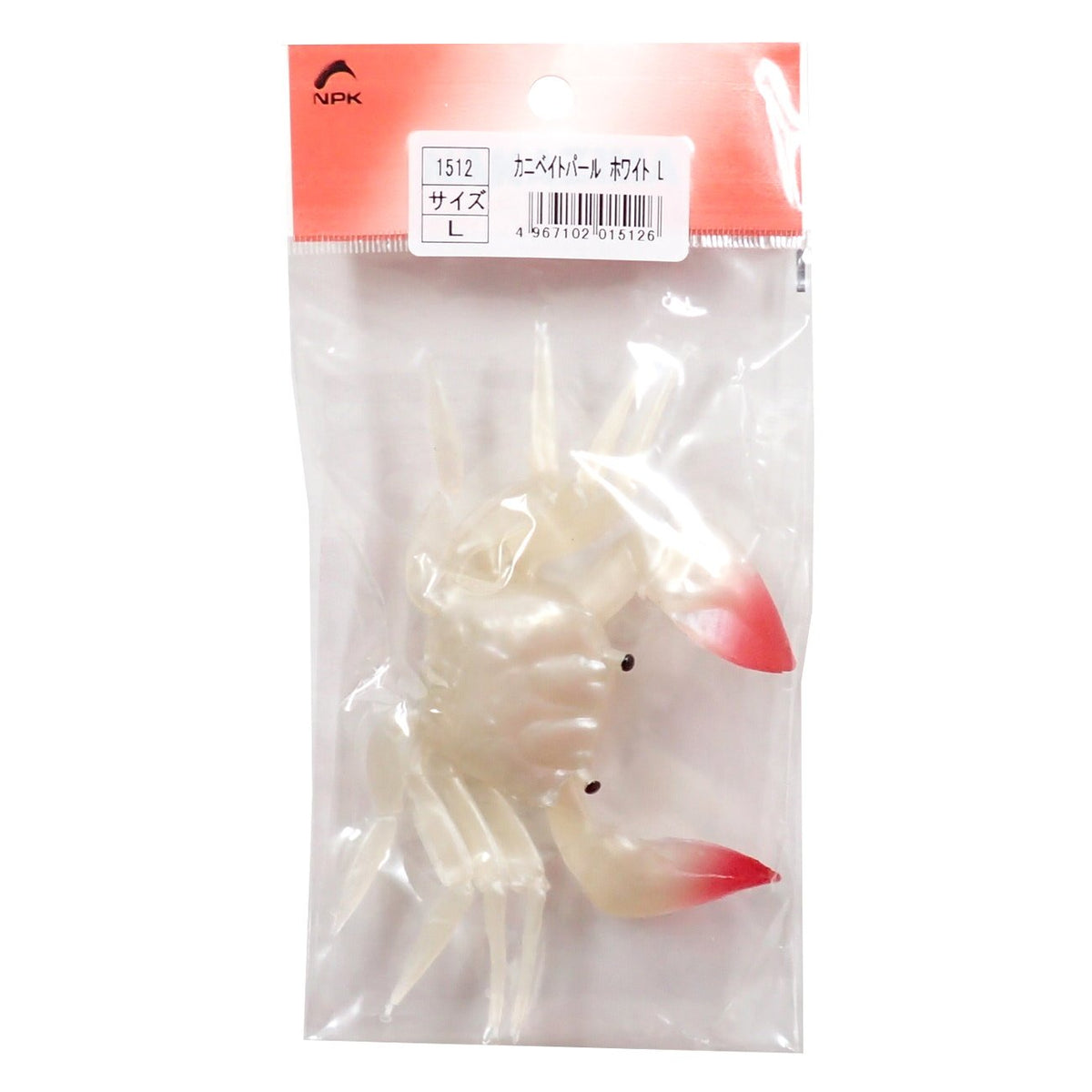 Nakajima Crab Bait/Pearl White, L