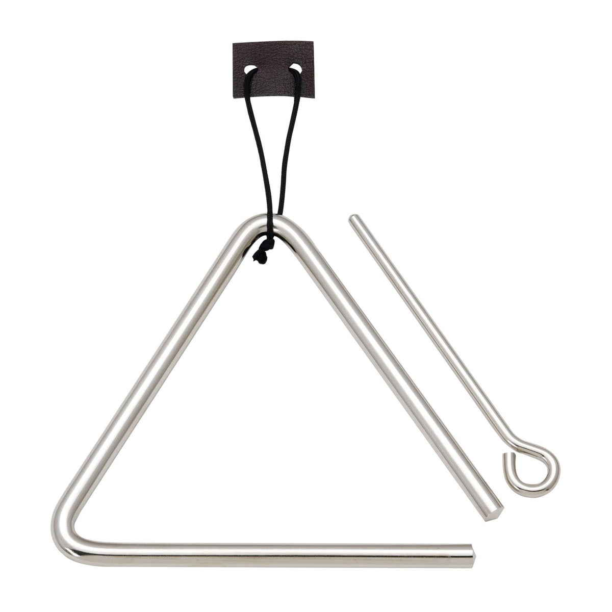 Kikutani T-18 Triangle 7.1 inches (18 cm) with Hitting Rod and Hanging Leather