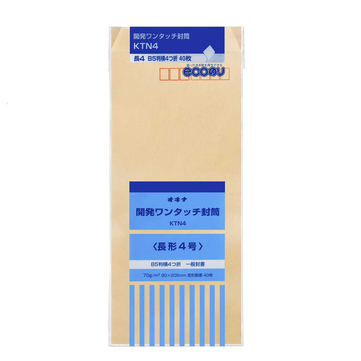 (10 bags case 40 sheets) No. 4 KTN4 Okina development envelope elongated one-touch (japan import)