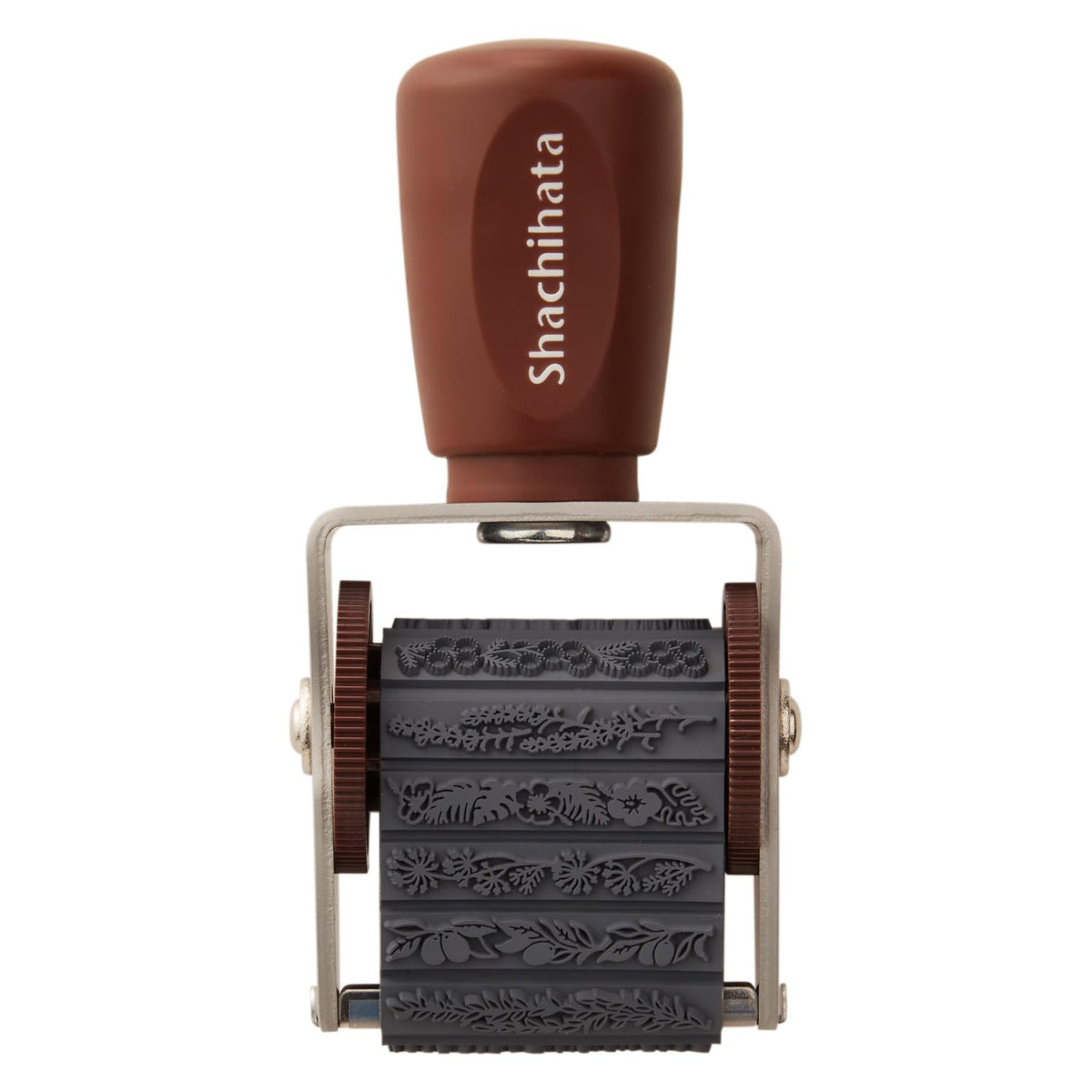 Shachihata NRD-13A1 Rotating Decorative Stamp, Plants