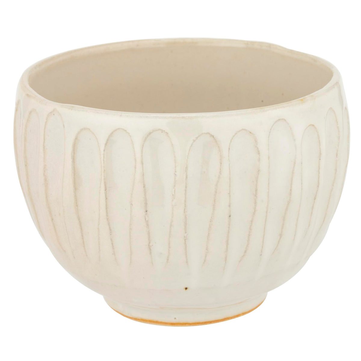 Tatara 21436 Loose Bowl, Yunomi Cup, 9.5 fl oz (280 cc), Loose Bowl, Milky White, Ceramic, Made in Japan