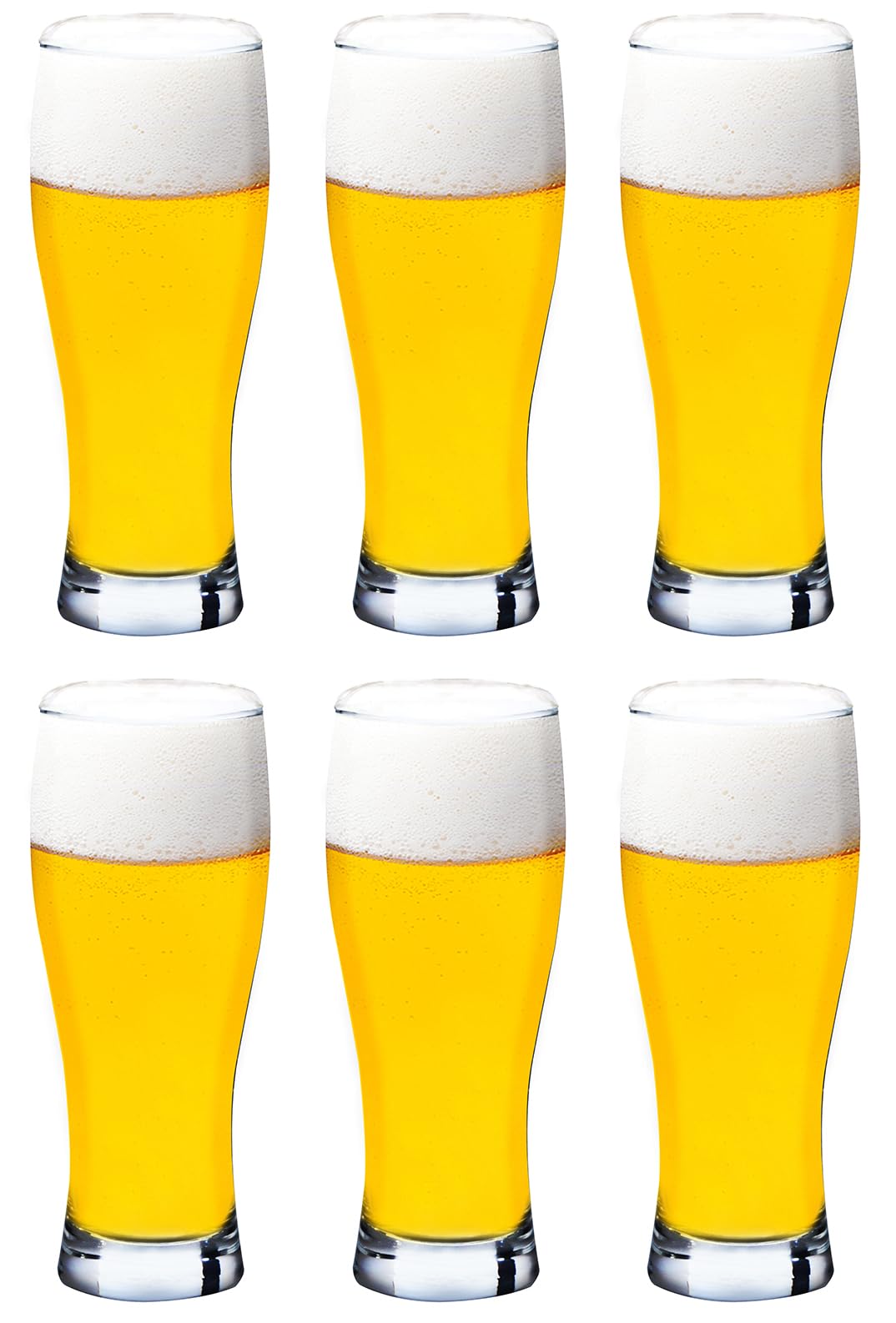 Toyo Sasaki Glass 00542HS Tumbler Glass, 12.2 fl oz (360 ml), Set of 6, Beer Glass, Made in Japan, Dishwasher Safe, Shatter-Resistant