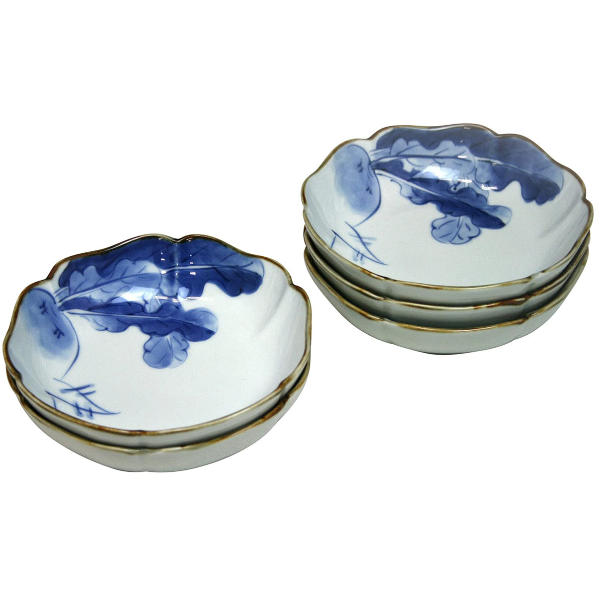 Arita Ware 52574 Oiho Kiln Dyed Radish Multi-Purpose Pots