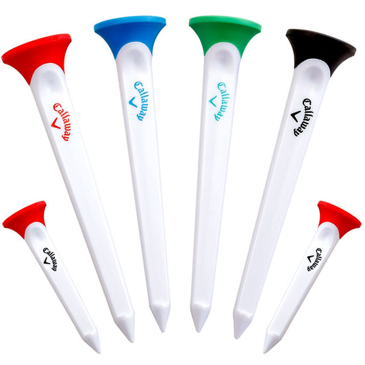 Callaway 070021500116 Plastic Party Golf Tees 83 mm 44 mm 2 Long Tee Short Tee Set