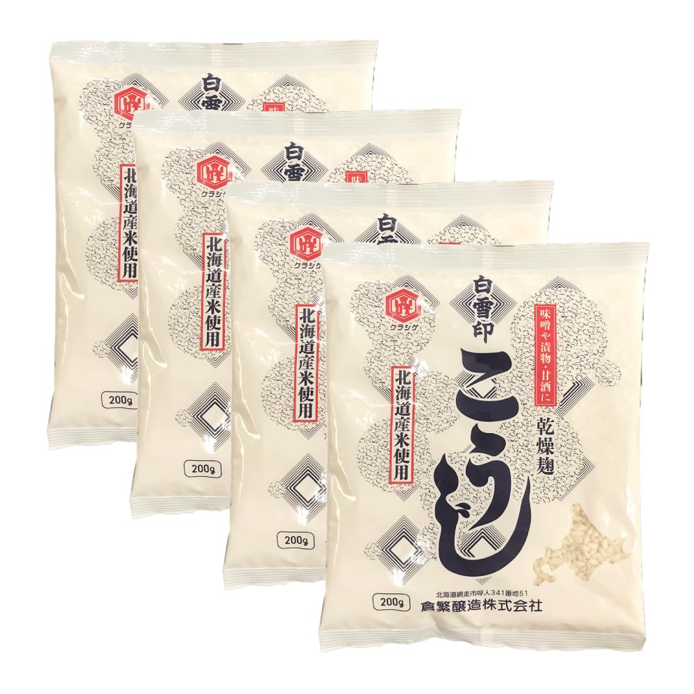 White Snow Brand Koji (dry) 200gX4 domestic rice use