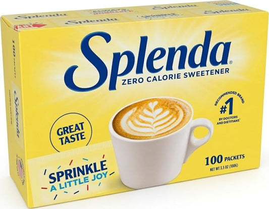 SPLENDA Zero Calorie Sweetener, 100 Count Packets