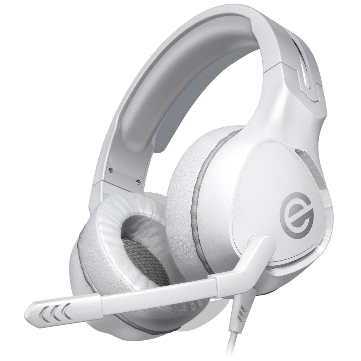 Elecom HS-G01WH PS5/PS4 Switch Lite Gaming Headset with Microphone, Wired, 0.14 inches (3.5 mm), Controller Included, Lightweight, Binaural Overhead, 2.0 inches (50 mm) Driver, 4 Poles, White
