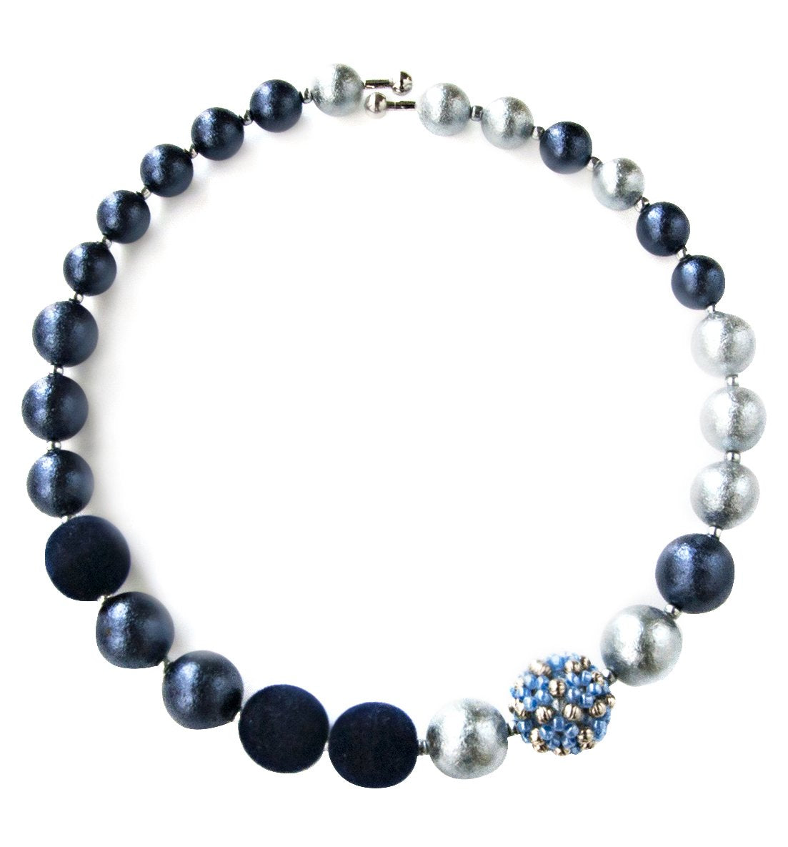 Toho beads kit feminikkusu Flower Knitted Ball Rings, Necklaces, FEM – 2