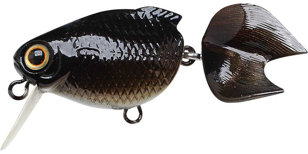 Lucky Craft Goldfish, Small Red 40F Floating Black