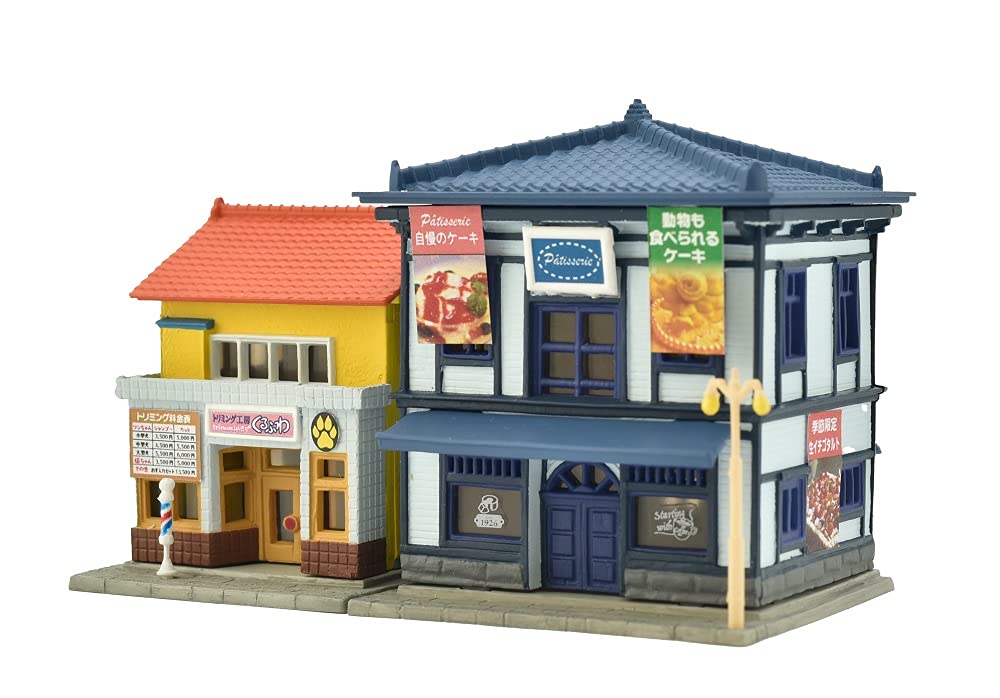 Building Collection Building Collection 046-5 Pet Salon Patisserie Diorama Supplies 313793