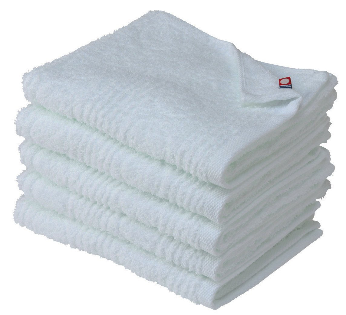 "Imabari brand in Japan" Hotel specifications Face towel 5 sheets set White