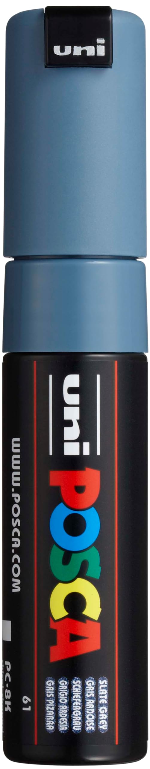 Posca Acrylic Paint Marker, PC-8K Broad tip, Slate Grey (PX107540000)