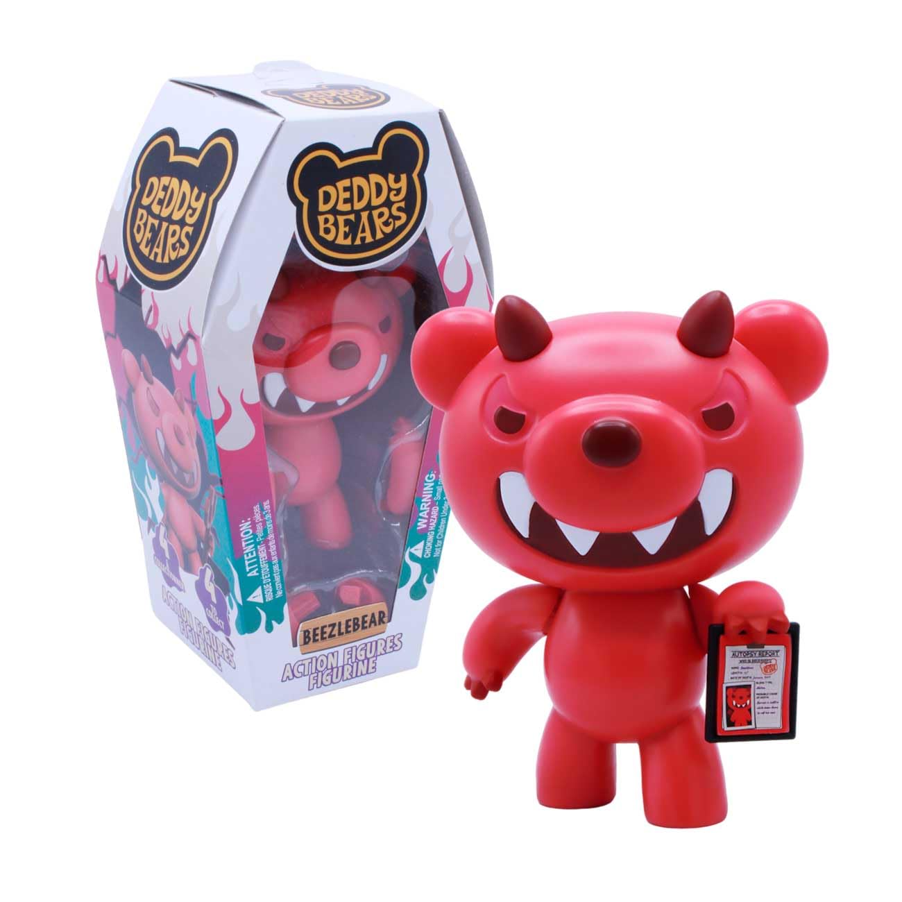 Just Toys LLC Deddy Bears Series 1 Beezlebear – 4" Buildable & Customizable Action Figure