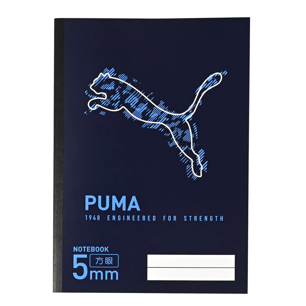 クツワ(Kutsuwa) Puma PM443NB-10P Learning Book, Free Learning Book, 0.2 inch (5 mm) Square, Navy, Pack of 10