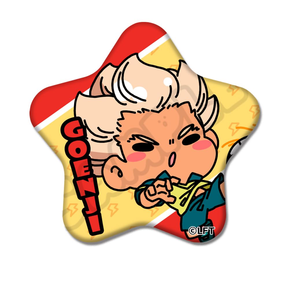 Inazuma Eleven The Movie 2025 [Shuya Gogenji Temple] Star Shaped Can Badge MG
