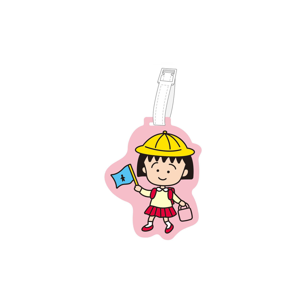 トーシンパック Toshin Pack Chibi Maruko-chan Luggage Tag (Retro Revival Pink) CM-LT001