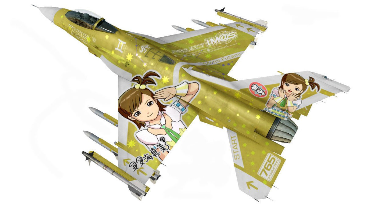 F-16C Fighting Falcon `The Idolmaster Futami Mami` (Plastic model) 1/48 by Hasegawa