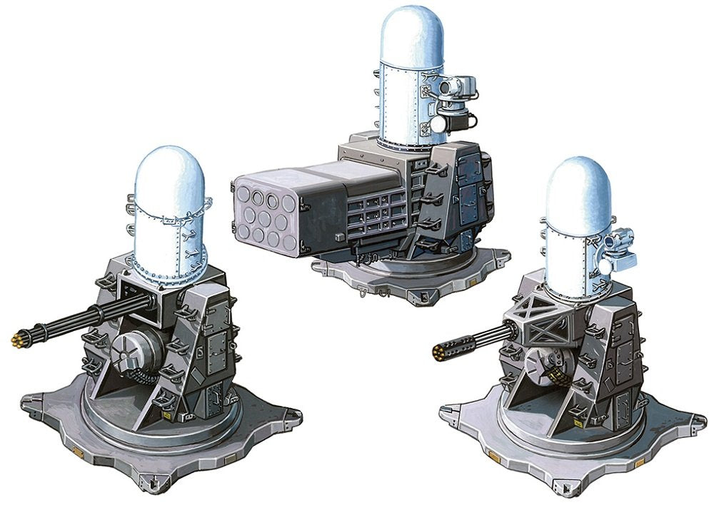 ファインモールド(FineMolds) Fine Mold WA34 1/700 Nano Dread Series Parts for Current Ship Proximity Defense Firearm System/CIWS Plastic Model