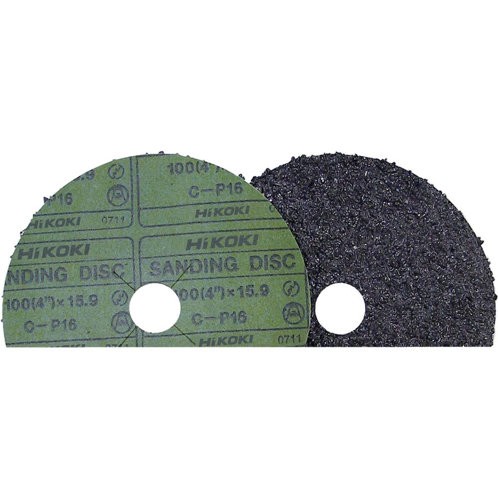 HiKOKI 0031-4051 C-P16 Sanding Disc for Disc Grinder, 3.9 inches (100 mm), Pack of 10