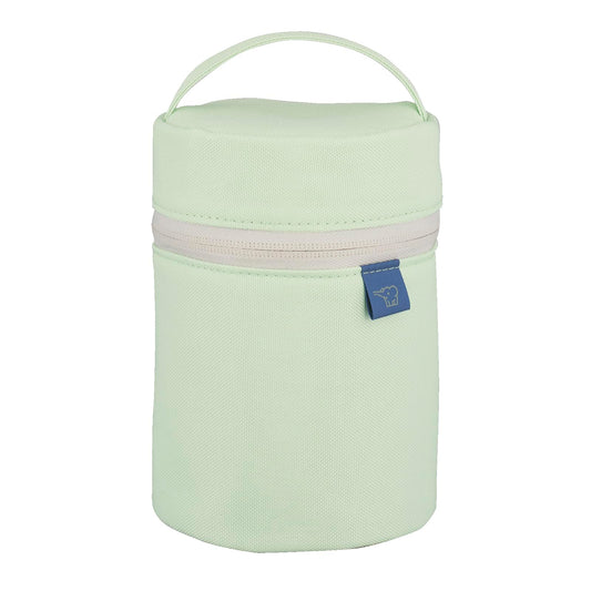 Zojirushi Soup Jar Pouch, Small Size (For 8.5-13.5 fl oz (250-400 ml), Convenient to Carry, Increased Heat Retention, Cutlery Pocket, Washable, Bento Pouch, Airy Green Soup Jar