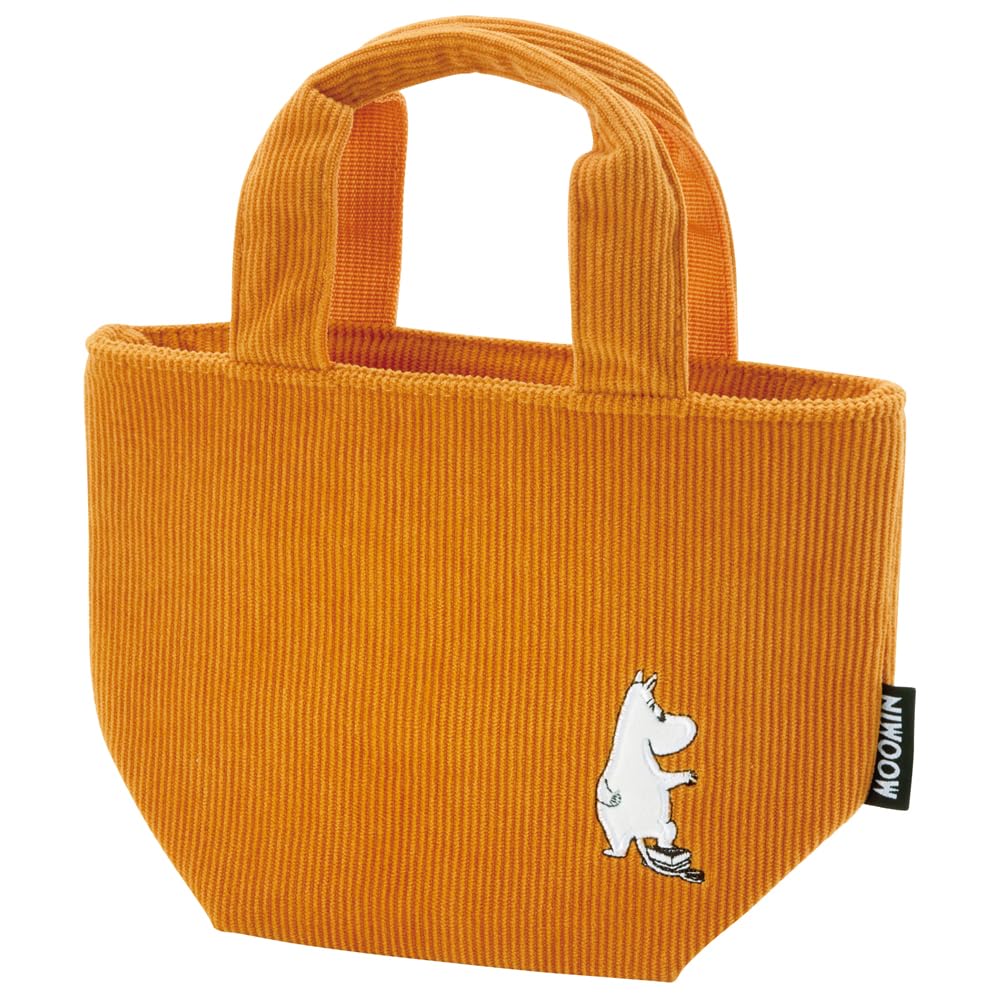 Skater KCOB1-A Corduroy Fabric, Cold Insulation, Lunch Bag, For Soup Jar, 9.3 x Depth 4.5 x Height 6.1 inches (23.5 x 11.5 x 15.5 cm), Moomin