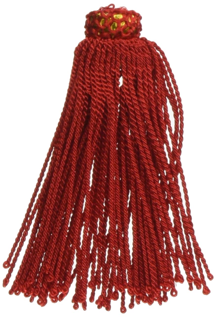 NBK TU60-R Tassel Red Approx. 2.4 inches (6 cm) 1 Pair