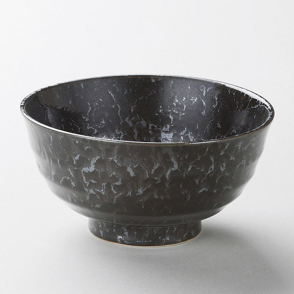 せともの本舗 Black Pearl 5.5 Multi-Purpose Bowl 6.9 x 3.5 inches (17.3 x 8.8 cm), 20.5 oz (571 g), Multi-Use Bowl, Restaurant, Stylish, Tableware, Commercial Use