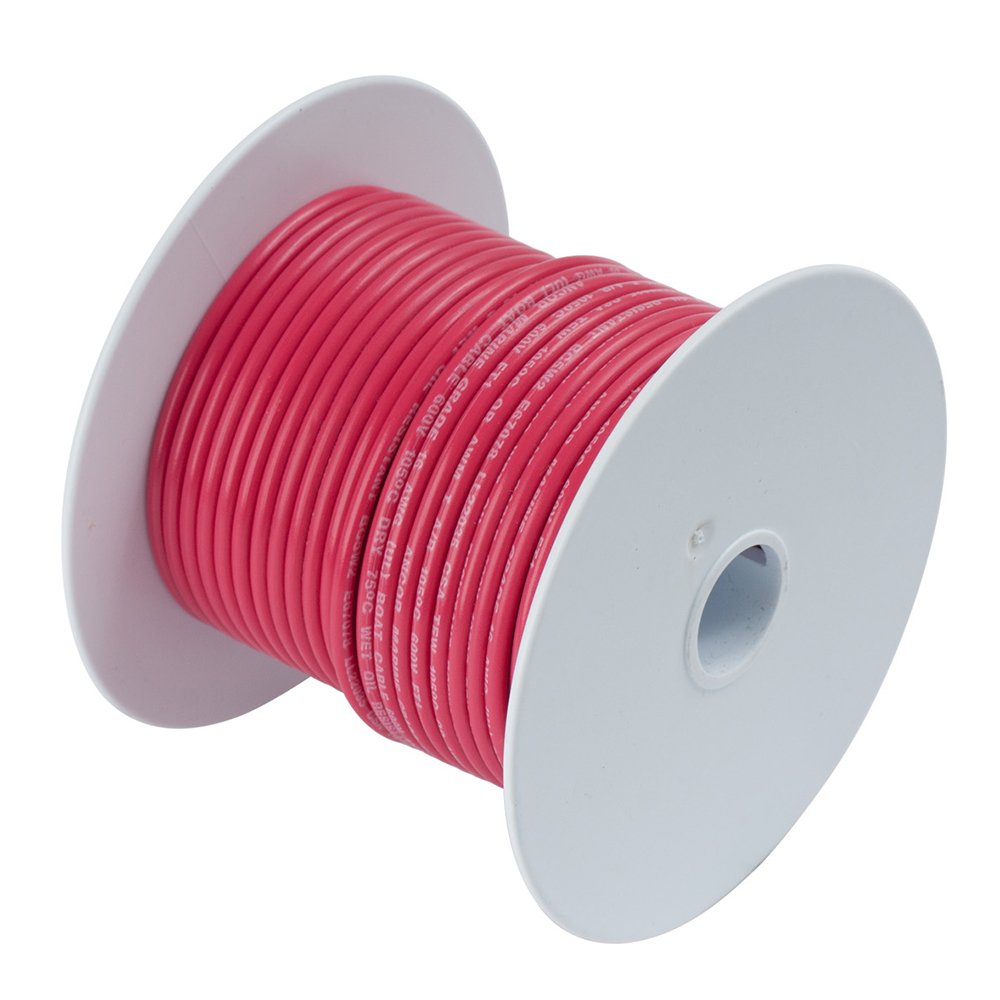 Ancor 112505 Tinned Copper Wire, 6 AWG (13mm2), Red - 50ft