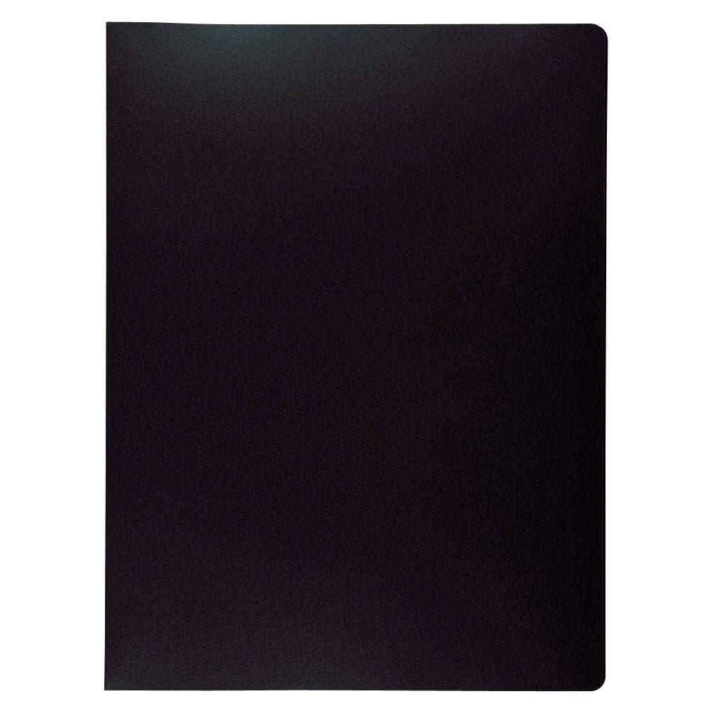 Sekisei SCH-60 File Presentation Holder, Super Clear, B4-S, 12 Pockets, Black